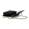 CHANEL classic chain wallet, lambskin, black