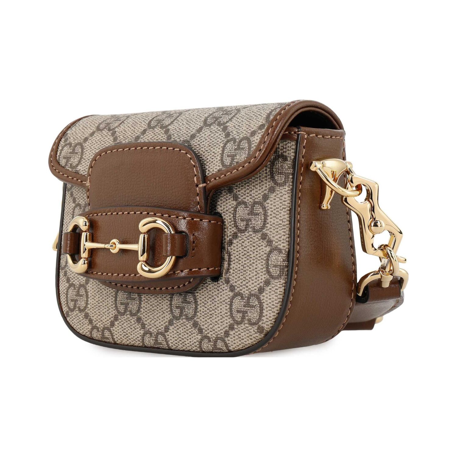 GUCCI Horse Buckle 1955 Letter Wallet Crossbody Bag Women's