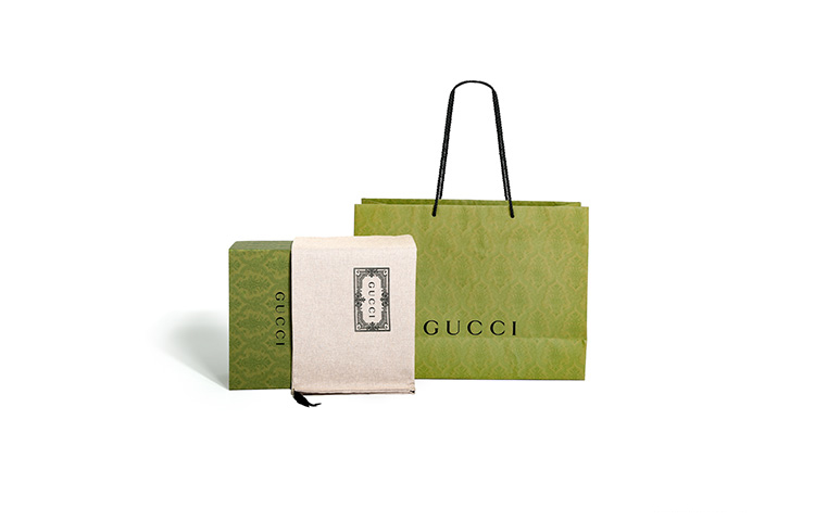 GUCCI Neo Vintage Monogram Messenger Bag, Shoulder Bag, Beige/Ebony