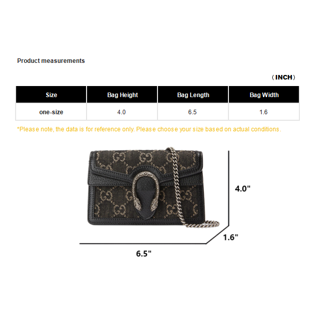 GUCCI Ladies Dionysus GG Ultra Mini Shoulder Bag, Black