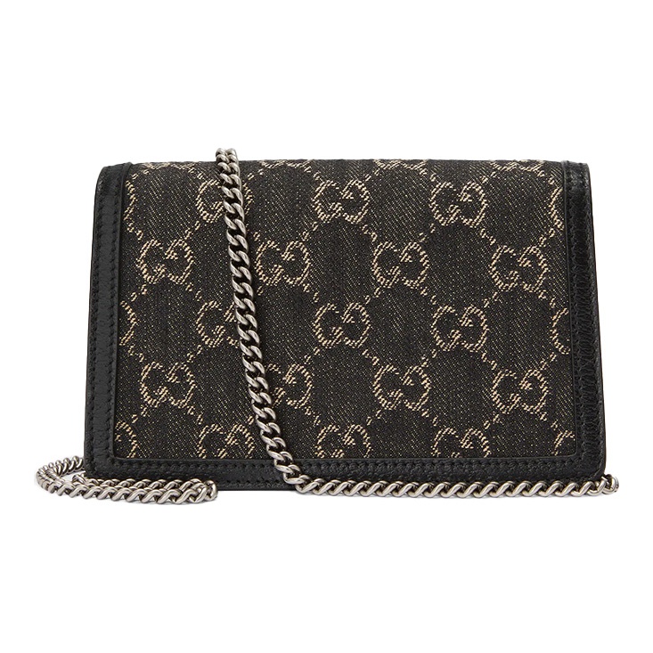 GUCCI Ladies Dionysus GG Ultra Mini Shoulder Bag, Black