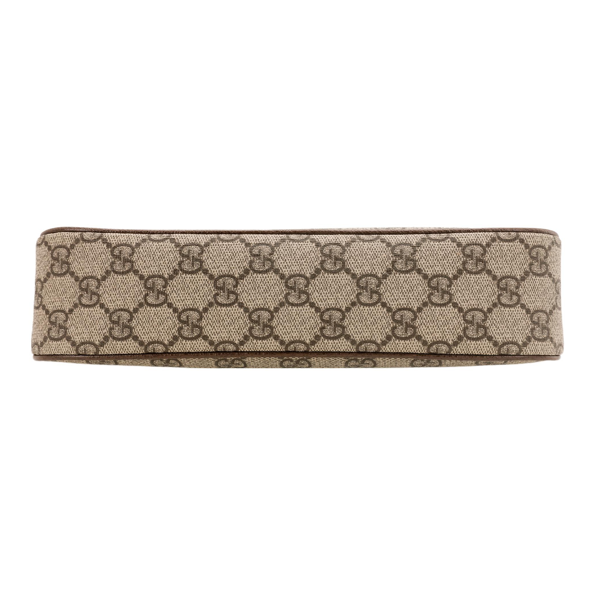 GUCCI Ophidia GG Monogram Small Handbag, Women, Brown