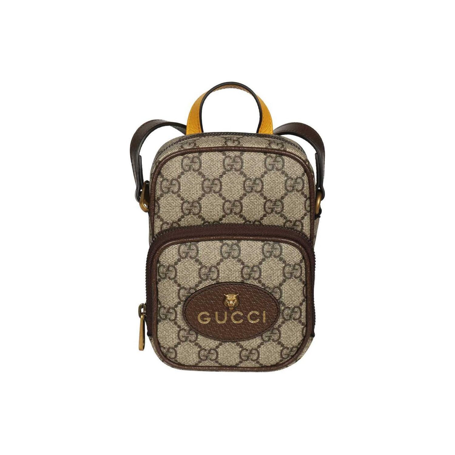 GUCCI Neo Vintage Monogram Mini Cowhide Shoulder Bag